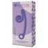 Pužić Vibe Curve - 2u1 vibrator s stimulacijom klitorisa (ljubičasti)