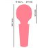 You2Toys Mini Wand - punjivi masažer vibrator (pink)