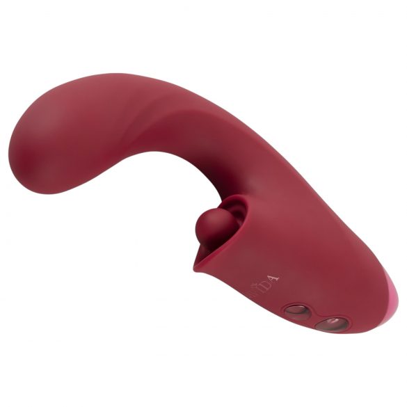 Javida - 3u1 jezični vibrator (ljubičasti)