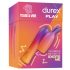 Durex Tease & Vibe - bežični štapni vibrator sa zečićem stimulatorom klitorisa (roza)