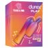 Durex Tease & Vibe - bežični štapni vibrator sa zečićem stimulatorom klitorisa (roza) 