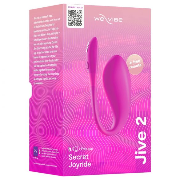 We-Vibe Jive 2 - punjivo, pametno vibro jaje (roza)