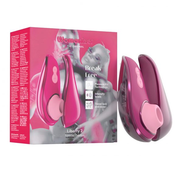 Womanizer Liberty 2 Iggy Azalea - stimulator za klitoris s valovima zraka (pink)