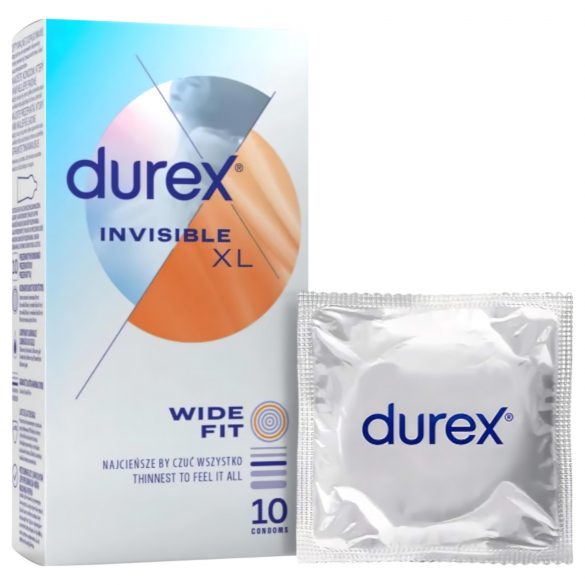 Durex Invisible XL - ekstra veliki kondomi (10 komada)