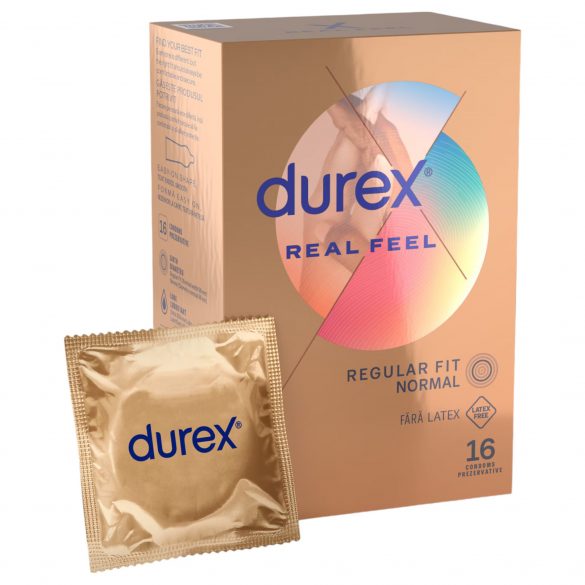 Durex Real Feel - kondomi bez lateksa (16 kom) 