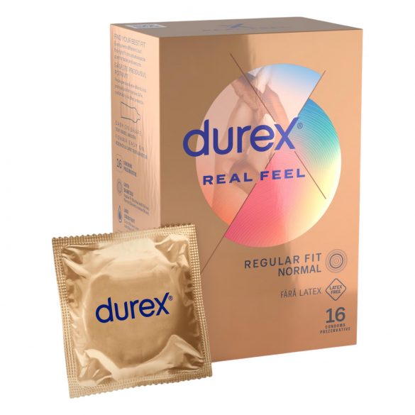 Durex Real Feel - bez lateksa kondomi (16 komada)