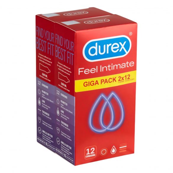 Durex Feel Intimate - tanka kondom pakiranje (2x12 komada)