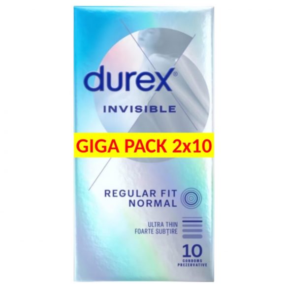 Durex Invisible Extra Sensitive - tanka kondoma (2x10 kom)