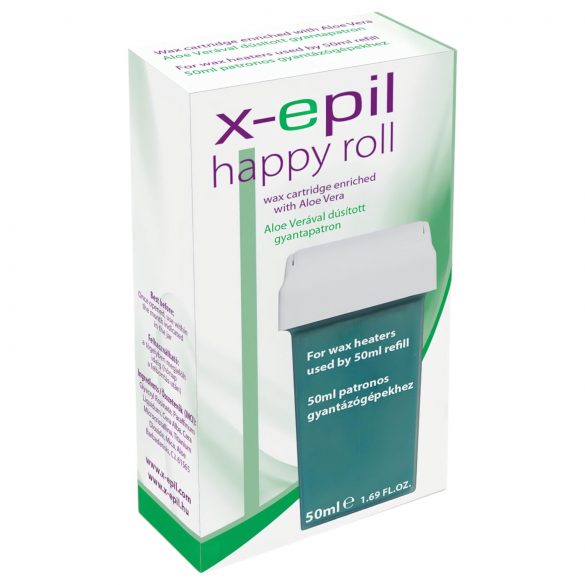 X-Epil Happy Roll - patrona s voskom (50 ml) - aloe vera