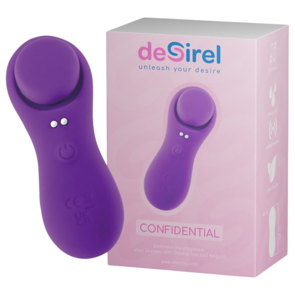 Desirel Confidential - pametni vibrator gaćice (ljubičasta)