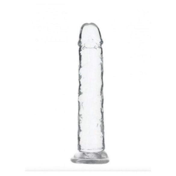 Addiction Crystal - nožni dildo (proziran) - 18cm 