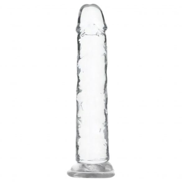 Addiction Crystal - nožni dildo (proziran) - 18cm 