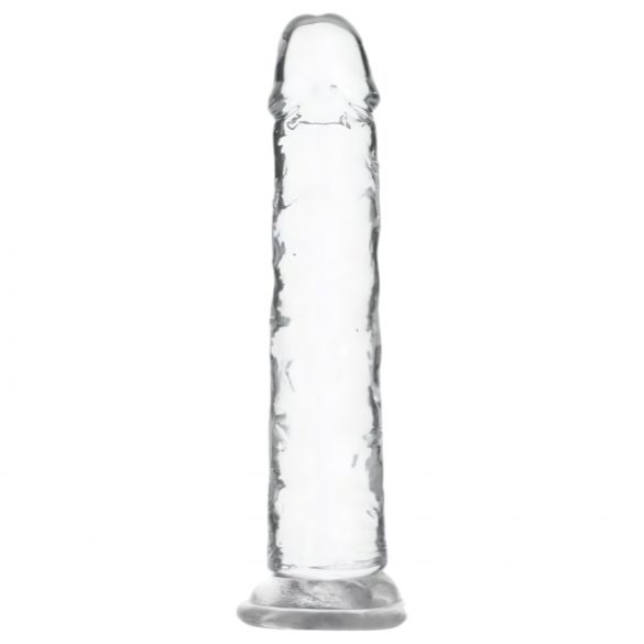 Addiction Crystal - dildó s postoljem (proziran) - 18cm