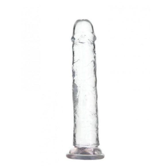 Addiction Crystal - nožni dildo (proziran) - 20cm 