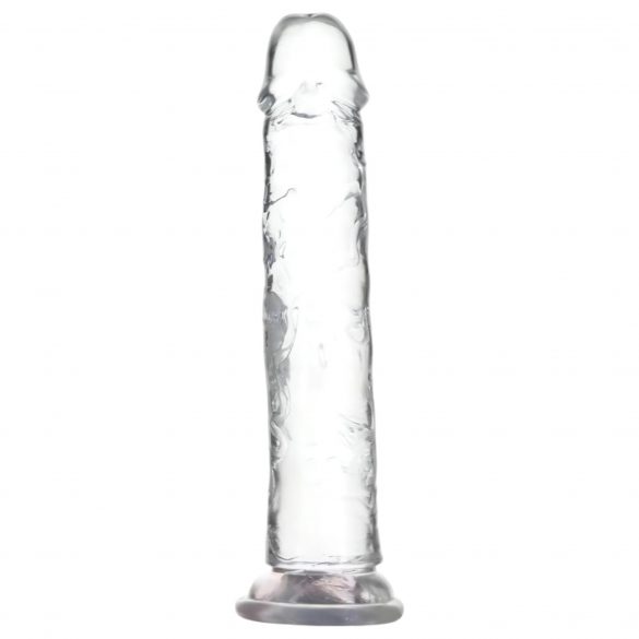 Addiction Crystal - nožni dildo (proziran) - 20cm 