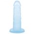 Addiction Coctails - silikonski dildo s postoljem (plavi)