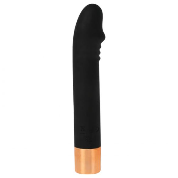 Charming Vibe Dick - punjivi G-točka vibrator (crni)