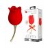 Pretty Love Rose Lover - punjivi vibrator za klitoris 2 u 1 (crveni) 