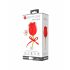 Pretty Love Rose Lover - punjivi vibrator za klitoris 2 u 1 (crveni) 