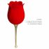 Pretty Love Rose Lover - punjivi vibrator za klitoris 2 u 1 (crveni) 