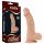 Lovetoy Real Extreme - Dildo s vakuumskim postoljem i testisima - 23cm (naturalan)