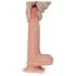 Lovetoy Nature Cock - dvostruki slojni realistični dildo - 18cm (prirodni)