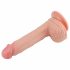 Lovetoy Nature Cock - realističan dildo s vakuumom - 21 cm (prirodni) 