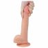 Lovetoy Nature Cock - realističan dildo s vakuumom - 21 cm (prirodni) 