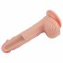 Lovetoy Nature Cock - realističan dildo s vakuumom - 21 cm (prirodni) 