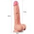 Lovetoy Nature Cock - dvostruki sloj realistični dildo - 25 cm (prirodni)