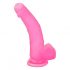 Lovetoy Jelly Studs - realistični dildo s postoljem - 20 cm (roza)