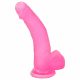 Lovetoy Jelly Studs - realistični dildo s postoljem - 20 cm (roza)