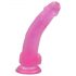 Lovetoy Jelly Studs - realistični dildo s postoljem - 20 cm (roza)