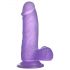 Lovetoy Jelly Studs - realistični dildo s bazom - 15 cm (ljubičasti)