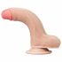 Lovetoy Sliding-Skin - dvoslojni dildo - 18 cm (prirodni) 