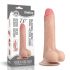 Lovetoy Sliding-Skin - dvoslojni dildo - 18 cm (prirodni) 