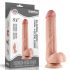 Lovetoy Sliding-Skin - dvoslojni dildo - 23 cm (prirodni) 