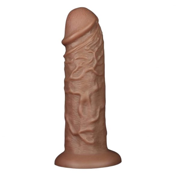 Lovetoy Chubby - realističan dildo s vakuumom - 25 cm (prirodni) 