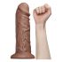 Lovetoy Chubby - realističan dildo s vakuumom - 25 cm (prirodni) 