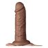 Lovetoy Chubby - realističan dildo s vakuumom - 25 cm (prirodni) 