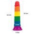 Lovetoy Prider - realistični dildo - 19 cm (duga) 