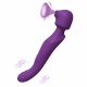 Tracy's Dog Wand - vodootporan, punjiv, pulsirajući vibrator za masažu (ljubičasti) 