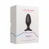 LOVENSE Hush 2 L - punjivi mali analni vibrator (57 mm) - crni 