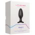 LOVENSE Hush 2 L - punjivi mali analni vibrator (57 mm) - crni 