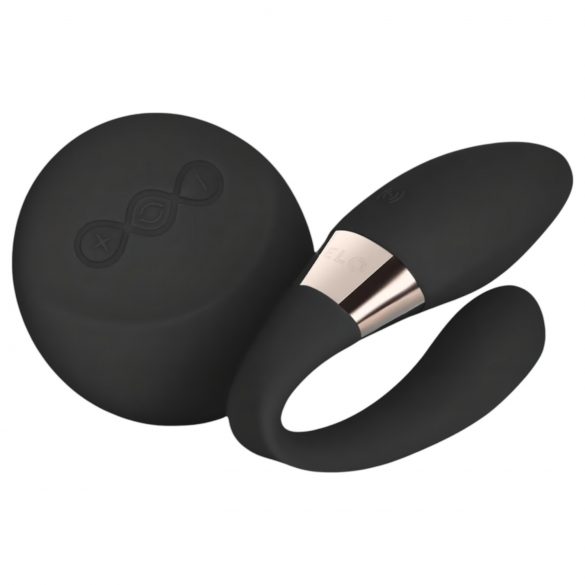 LELO Tiani Duo - silikonski vibrator za par (crni) 