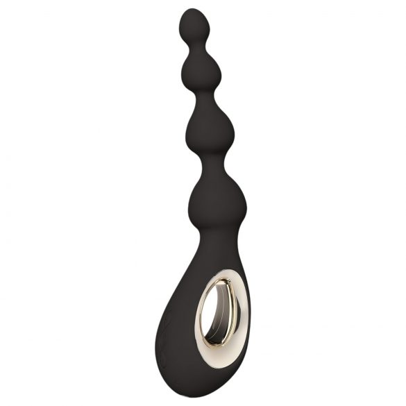 LELO Soraya Beads - punjivi, vodootporni analni vibrator (crni) 