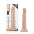 Dr. Skin 7.5 - realističan dildo s ljepljivim potplatom - prirodan (19 cm) 