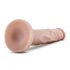 Dr. Skin 7.5 - realističan dildo s ljepljivim potplatom - prirodan (19 cm) 