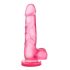 bjours Sweet N Hard 4 - stopala, dildo za testise (roza) 