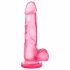 bjours Sweet N Hard 4 - stopala, dildo za testise (roza) 